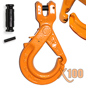 X100® Grade 100 Clevis Self Locking Hook