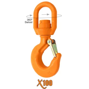 X100® Swivel Eye Hoist Hooks with Bearing