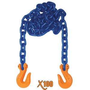 X100 Grade 100 Binder Chain with Grab Hooks