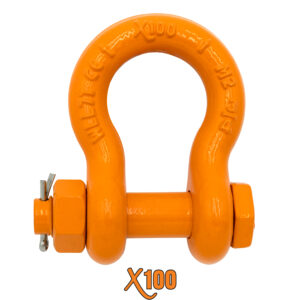 X100® All Alloy Bolt Type Anchor Shackle