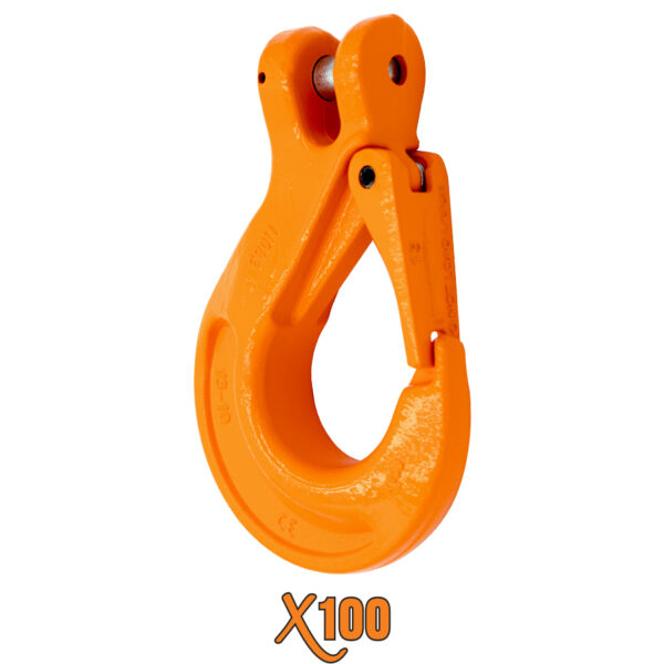 X100® Grade 100 Clevis Sling Hook with Latch