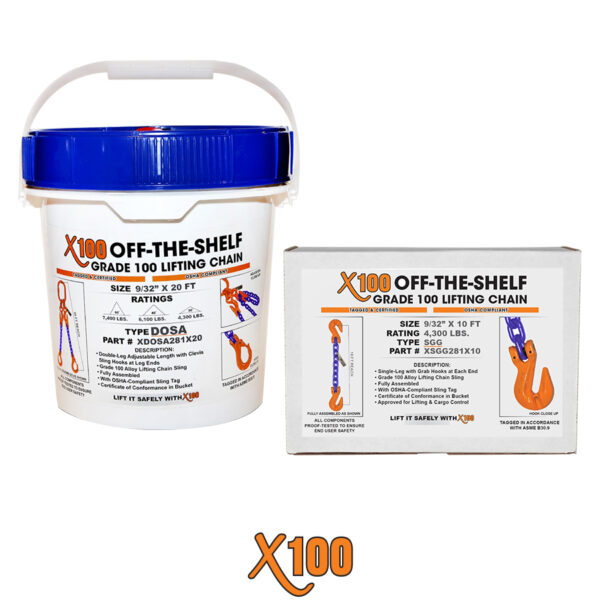 X100® Off-The-Shelf SGG Chain Slings