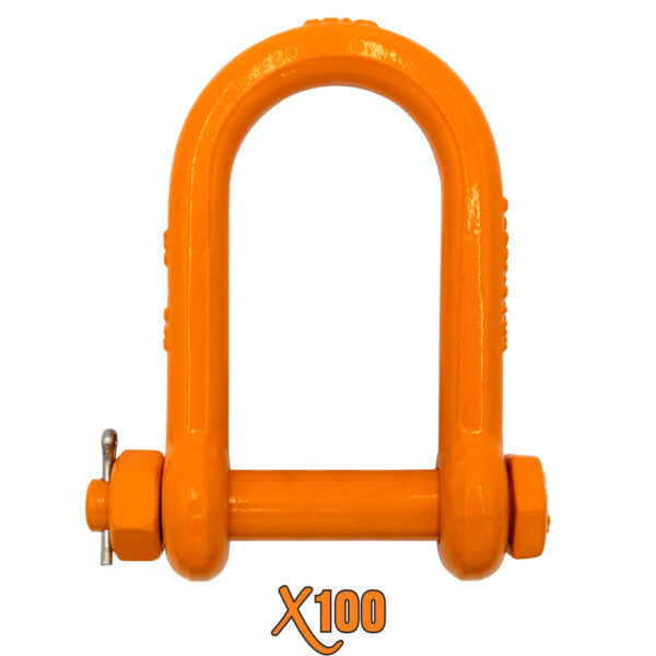 X100® All Alloy Bolt Type Long Reach Shackle